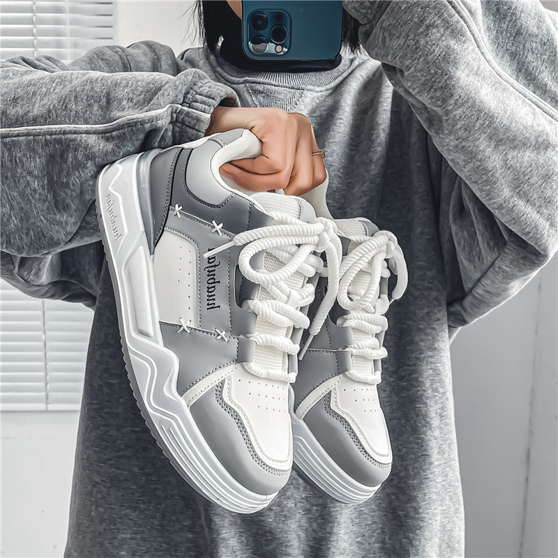 Meeste board kingad – ümmarguse ninaga, kunst PU pealmine kiht, keskmise kõrgusega konts 3–5 cm, kummist talla, EVA sisetald