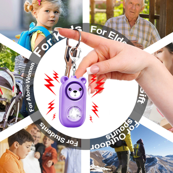 Hundivastase seadmega enesekaitse võtmehoidja, LED tuli, mudel H2, ulatus kuni 50 m (Tüüp: Hundivastane seade; Ulatus: 50 m; Heli: ≥130 dB; Valgus: LED)