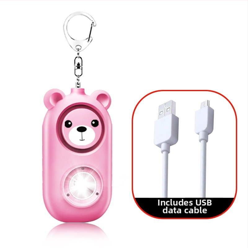 Hundivastase seadmega enesekaitse võtmehoidja, LED tuli, mudel H2, ulatus kuni 50 m (Tüüp: Hundivastane seade; Ulatus: 50 m; Heli: ≥130 dB; Valgus: LED)