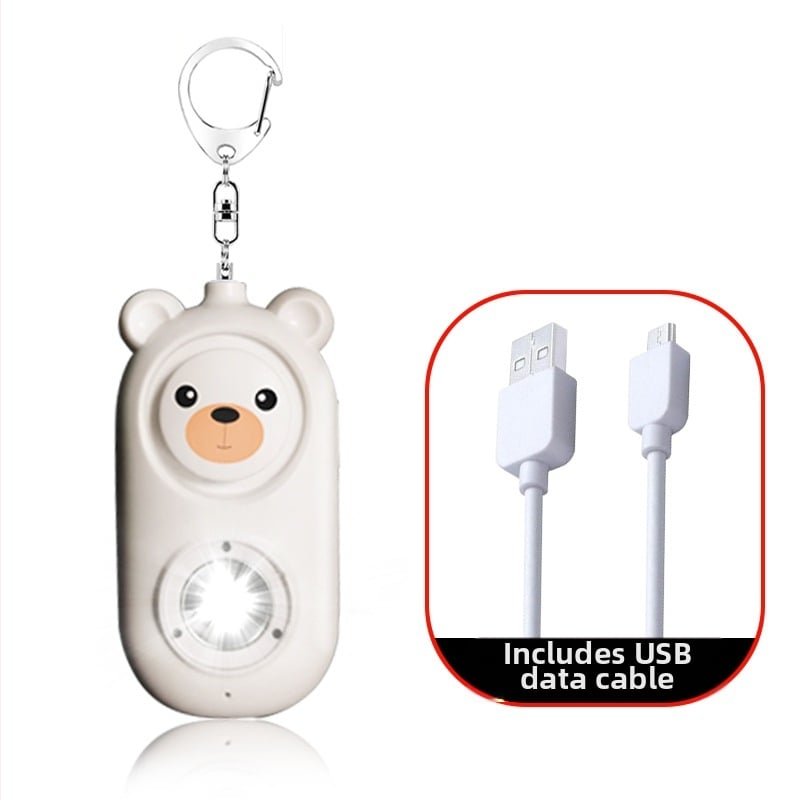 Hundivastase seadmega enesekaitse võtmehoidja, LED tuli, mudel H2, ulatus kuni 50 m (Tüüp: Hundivastane seade; Ulatus: 50 m; Heli: ≥130 dB; Valgus: LED)