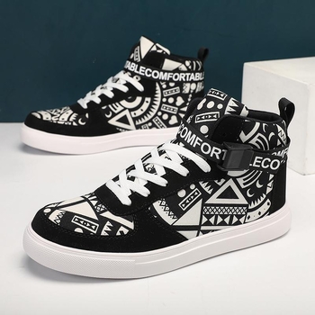 Meeste kõrged sportjalanõud hingava võrkvoodriga, PU ülaosa, kummist talla – KYH25 (Sügis-Talv)