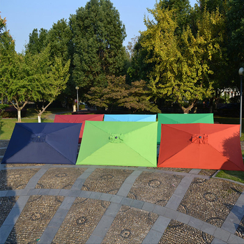 Õuepäikesevarju kate polüesterist 190T, 6 vardad, ümmargune või ristkülikukujuline kate, veekindel ja UV-kaitse, kohandatav