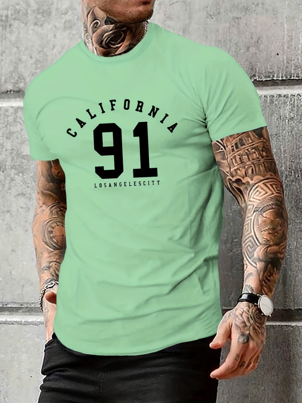 H162 tähestiku trükiga T-särk — vaba lõige, ringkaelus, lühikesed varrukad, polüester 96%+