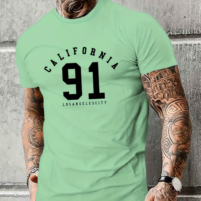 H162 tähestiku trükiga T-särk — vaba lõige, ringkaelus, lühikesed varrukad, polüester 96%+