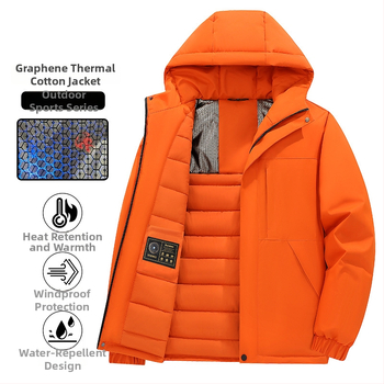 Polüesterist jope kapuutsiga ja tõmblukuga, paks talvine soojus, väliskangas ja vooder 100% polüester, külgtaskud