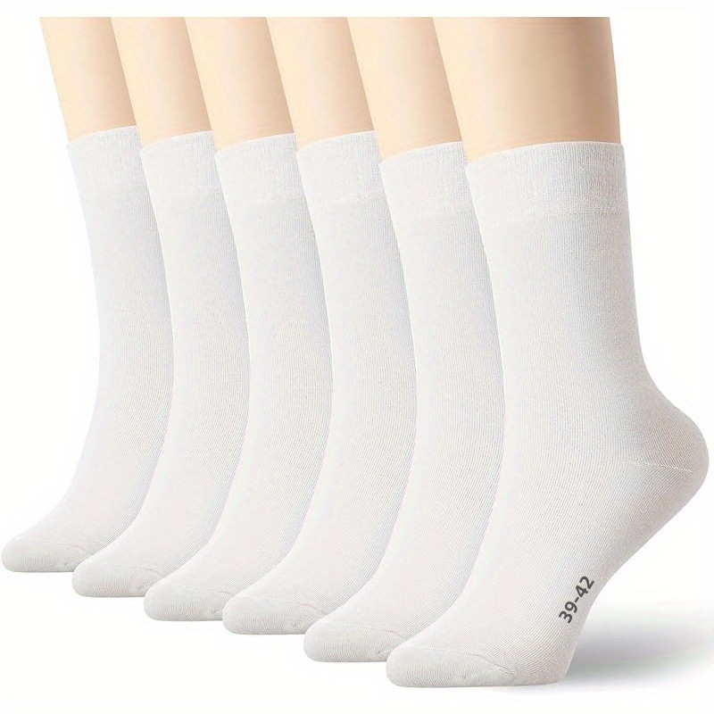 Naistele Crew sokid — sääre pikkusega, higistamise imendumine, 100% teine materjal, kevadeks.