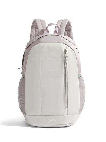 Rucsac unisex din nylon pentru călătorii, cu fermoar, buzunar interior laminat și buzunar interior patch, cod Mfe-8019