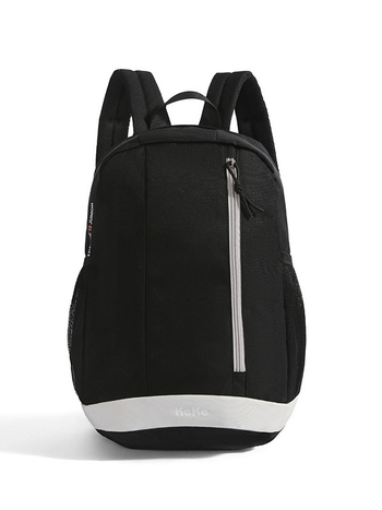 Rucsac unisex din nylon pentru călătorii, cu fermoar, buzunar interior laminat și buzunar interior patch, cod Mfe-8019