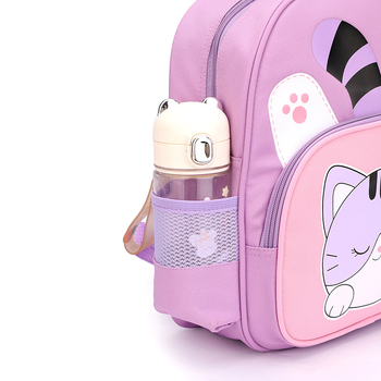 Unisex nailonist seljakott karikatuuride loomade kujundusega, ultra-kergem ja hingav, koolile sobiv, õhu padi rihmad, kohandatav