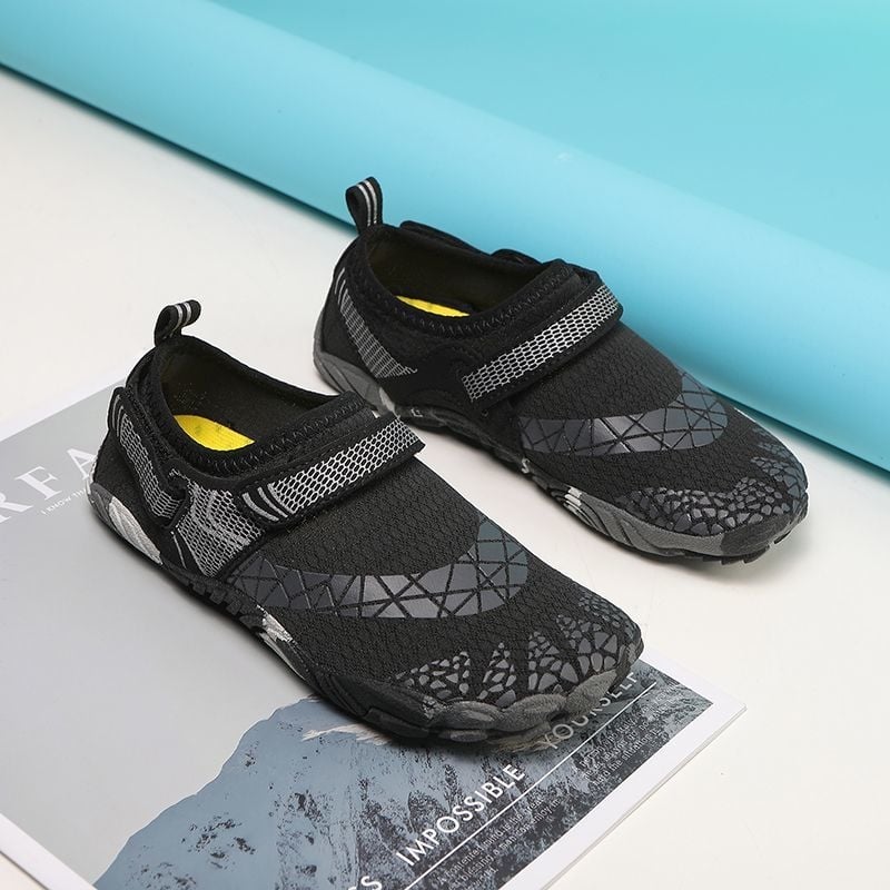 Laste rannajalatsid - Unisex, kiiresti kuivavad, libisemisvastased, hingavad, ülaosa elastne kangas