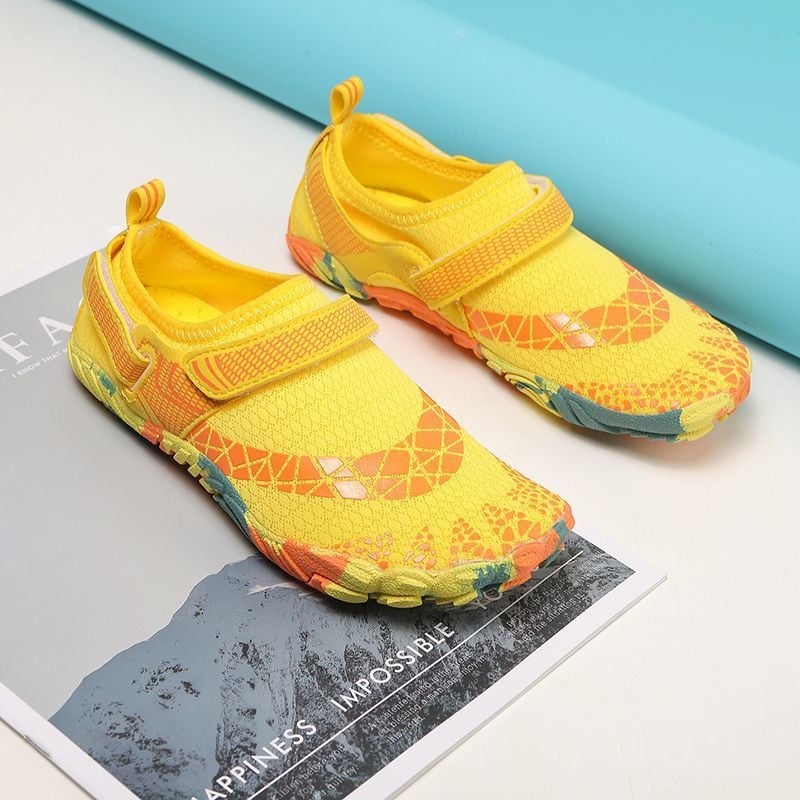 Laste rannajalatsid - Unisex, kiiresti kuivavad, libisemisvastased, hingavad, ülaosa elastne kangas