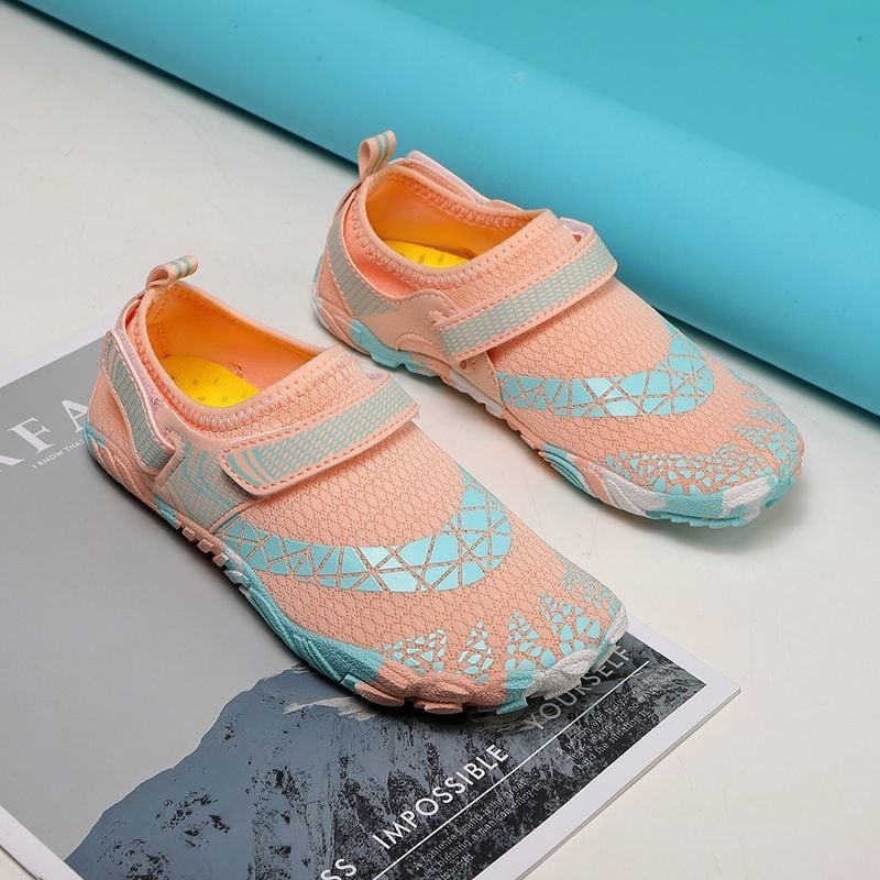 Laste rannajalatsid - Unisex, kiiresti kuivavad, libisemisvastased, hingavad, ülaosa elastne kangas