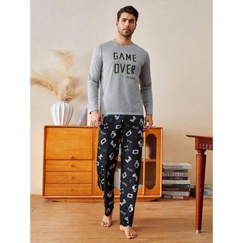 Magamispüksid | Karikatuuri stiilis, Half-Side Fleece materjal, puuvillasisaldus <30% | 2025 kevadine lansseerimine, päritolu: Hiina