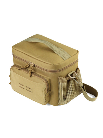 Geantă de camping în stil militar, din nailon, impermeabilă, izolată, extensibilă, cu curea de umăr simplă