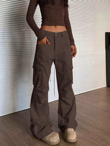 Naiste tööpüksid keskmise vöökoha, sirge lõige, vaba istuv, 95% polüester