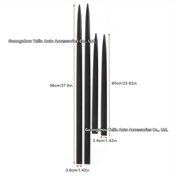 Auto ukse kokkupõrkevastane lint, ABS plastik, Universaalne mudel, TL bränd, Long Sword