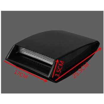 Auto dekoratiivne õhu sissepääsu kate simuleeritud sisendiga, modifikatsioon, ABS, kohandatav