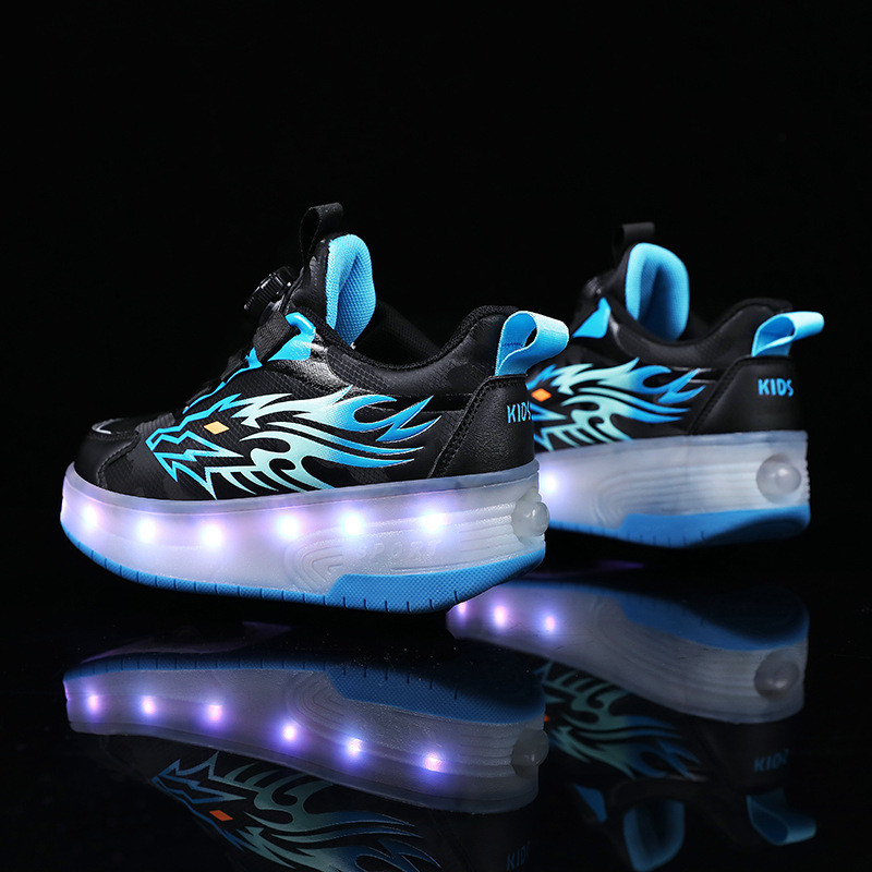 Kõnnijalatsid topelt-rullidega, ABS-ratastega, universaalne kasutus