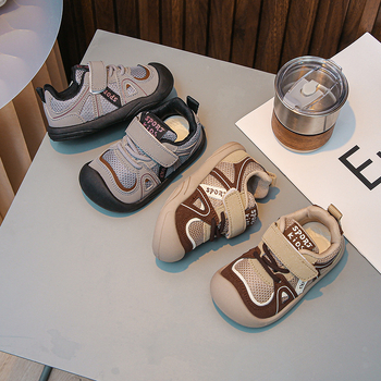 Laste matkajalatsid: ülaosa PU + võrk, talla kumm, Velcro sulg, unisex, lastele 1–6 aastat, sobib suveks, kevadeks ja sügiseks