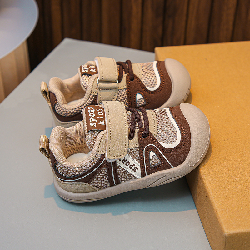 Laste matkajalatsid: ülaosa PU + võrk, talla kumm, Velcro sulg, unisex, lastele 1–6 aastat, sobib suveks, kevadeks ja sügiseks