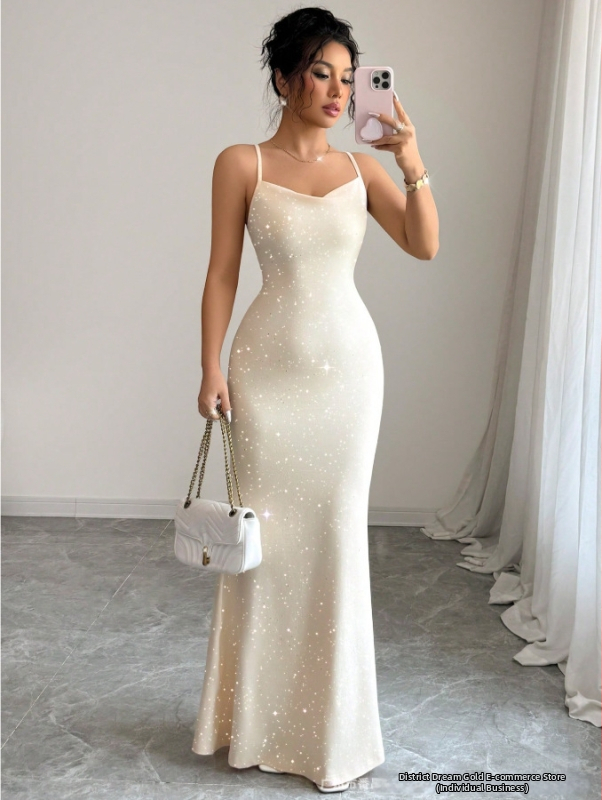 Õhtukleit varrukateta, 3D-efektiga muster, pits, polüester, midi pikkus