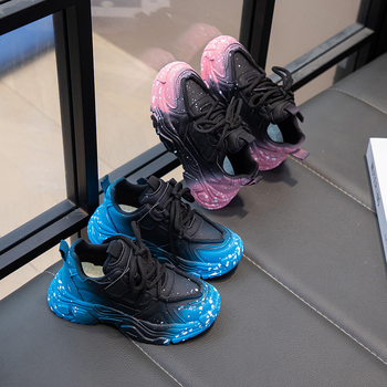 Laste jooksujalatsid PU ülaosaga, EVA tallaga, Velcro kinnitusega, hingavad ja kerged suviseks treeninguks rajal.