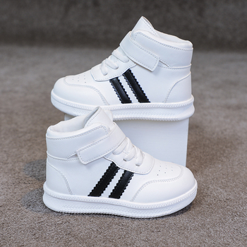 Laste kõrged tossud Velcro-sulgemisega, PU ülaosa, kummist talla, veekindlad ja tikitud detailid