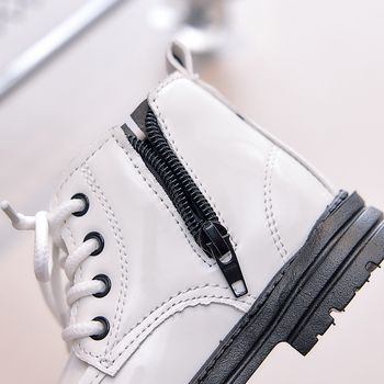 Laste Martins saapad, unisex, keskmise säärega, külgmine tõmblukk, kunstnahk, kummist talla