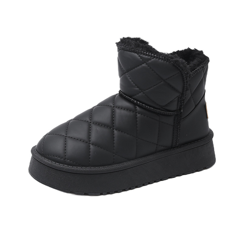 Naiste lumejalanõud PU ülemine osa, kummist talp, sees kunstlik karusnahk, sisetald kunstlik karusnahk, kõrge varvas