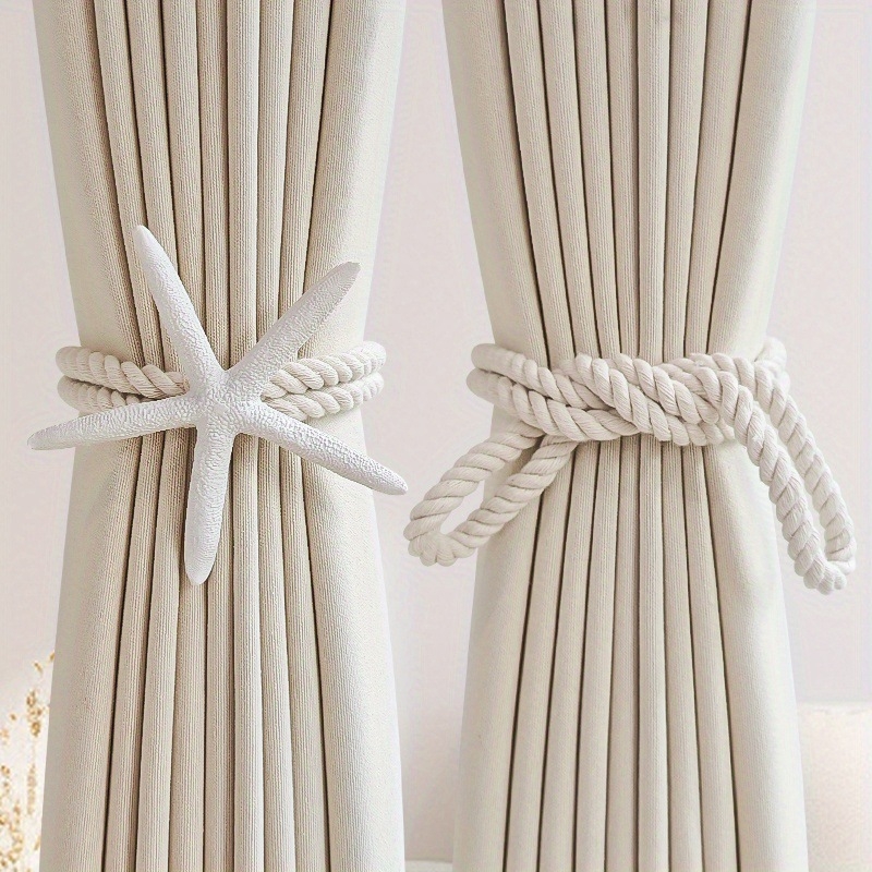 Kardinõde magnetiline sagen, YJ100 mudel, naturaalne puuvillane köis mere täht motiiviga, kaasaegne minimalistlik stiil, kaasas sidumisniit