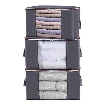 Teeki hoidmiseks kott, kuubik kujuline, mittesiduv materjal, hoiustamiseks ja korrastamiseks, kapis, sobib aluspükstele, tekkidele ja riietele