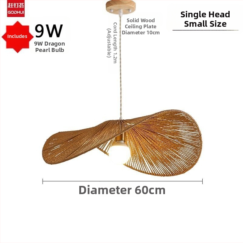 Kanepiköiega kroonlühter, Wabi-Sabi stiil, LED valgus, Mijia smart, pinge ≤36V