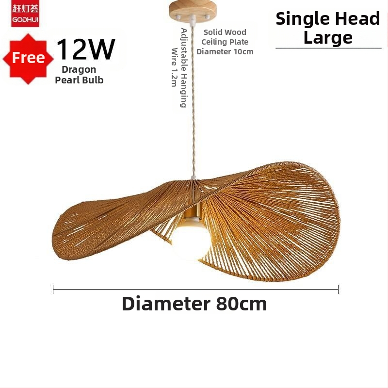 Kanepiköiega kroonlühter, Wabi-Sabi stiil, LED valgus, Mijia smart, pinge ≤36V