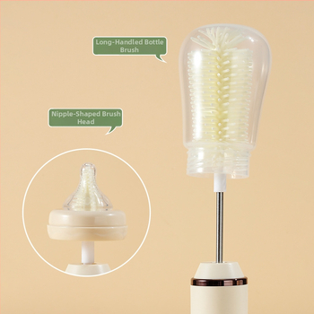 Boxi D06 Traadita Elektriline Pudeli Puhastuskomplekt – 3-ühes-1 Beebisõbralik Komplekt