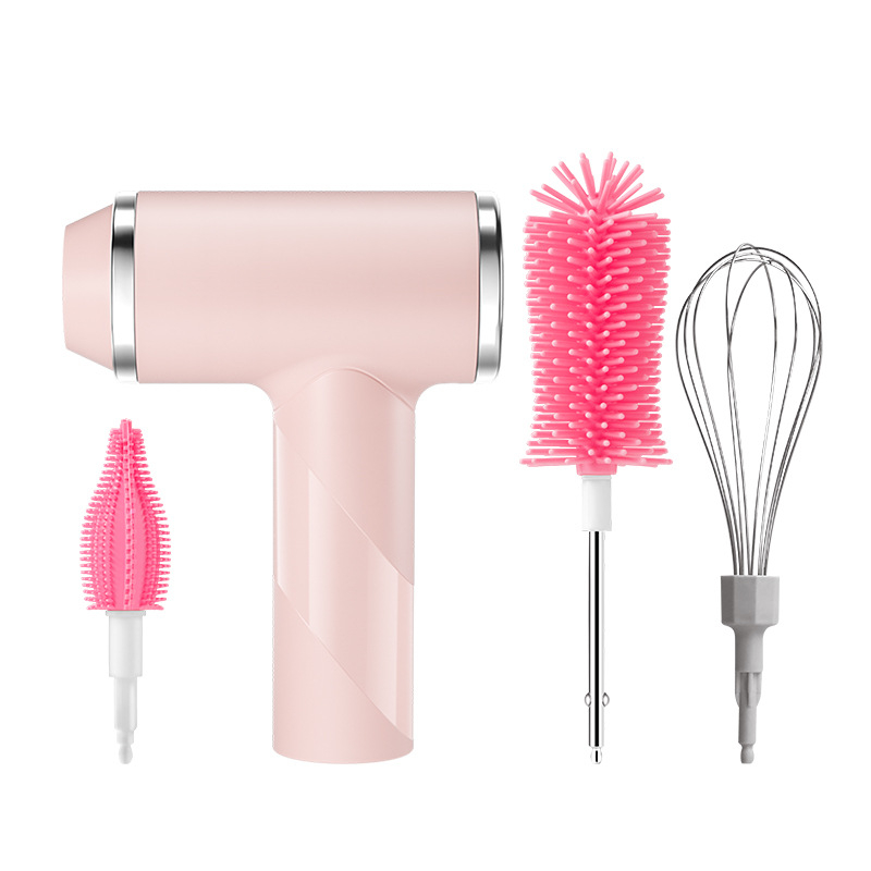 Boxi D06 Traadita Elektriline Pudeli Puhastuskomplekt – 3-ühes-1 Beebisõbralik Komplekt