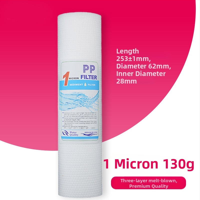 Vee puhastamise filtrielement (PP puuvill, Melt-Blown filter, kookospähkli koore granulaarne aktiveeritud süsi, surutud süsi, sintered süsinikust vars)