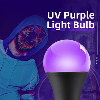 UV LED pirn 10W 395nm, E27 alus, 85-265V, 200lm, Halloween dekoratsioon