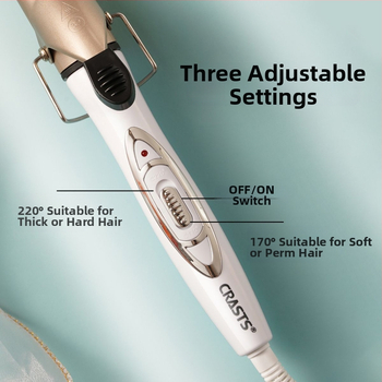 Juukseharja 3-ühes: kuivatamine/lokid/rihtimine, juhtmevaba Li-ion aku, kütteelement keskkonnasõbralikust sulamist, CE sertifikaat