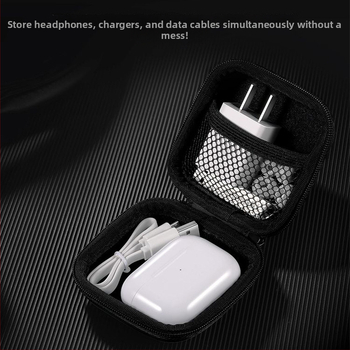 Kõrvaklappide hoiukarp – EVA ruudukujuline karp kõrvaklappide, USB mälupulkade ja mälukaartide jaoks