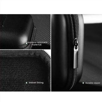 Kõrvaklappide hoiukarp – EVA ruudukujuline karp kõrvaklappide, USB mälupulkade ja mälukaartide jaoks