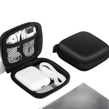 Kõrvaklappide hoiukarp – EVA ruudukujuline karp kõrvaklappide, USB mälupulkade ja mälukaartide jaoks