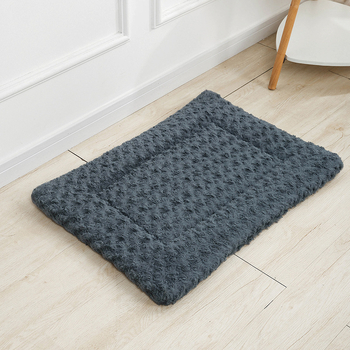 Kahepoolne plüüsist koera pesa — pehme voodi sügis-talveks (Materjal: Kangas; Kategooria: Koduloomade pesa; Sobib: Koer)