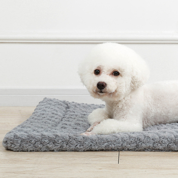 Kahepoolne plüüsist koera pesa — pehme voodi sügis-talveks (Materjal: Kangas; Kategooria: Koduloomade pesa; Sobib: Koer)