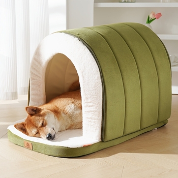 Koerale valmistatud pesas tekstiilist – lemmiklooma pesa koertele, kood 2025-07-04-6