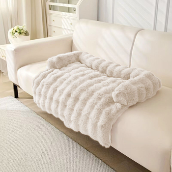 Plüüžist koera pesake - libisemiskindel, talve paksendatud matt, mudel 11.14