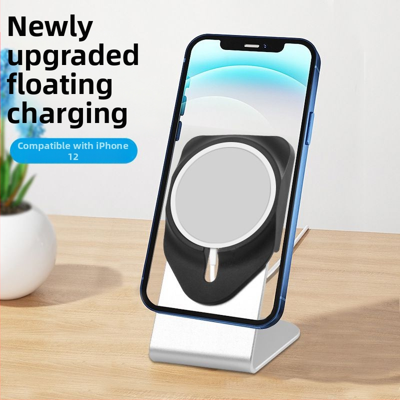 Alumiiniumist sulamist juhtmevaba laadimis alus Apple iPhone jaoks laual kasutamiseks