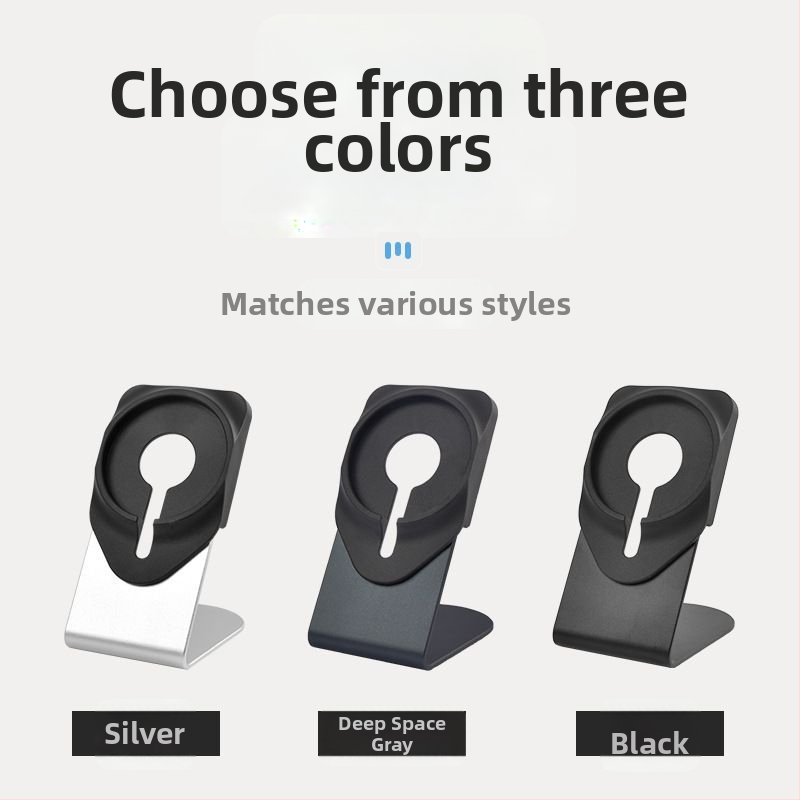 Stojan na bezdrôtové nabíjanie z hliníkovej zliatiny pre Apple iPhone, stolné použitie