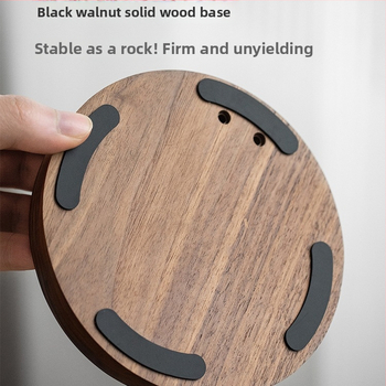 Kõrvaklappide alus mängulauale — pähkliapuu, massiivne puit, alumiiniumi sulam; SN144, 1007428505