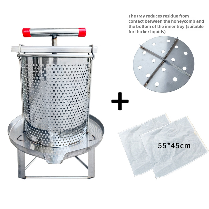 Meepress koos pritsmekaitsega, kompaktne käsitsi meepress, mitmekülgne