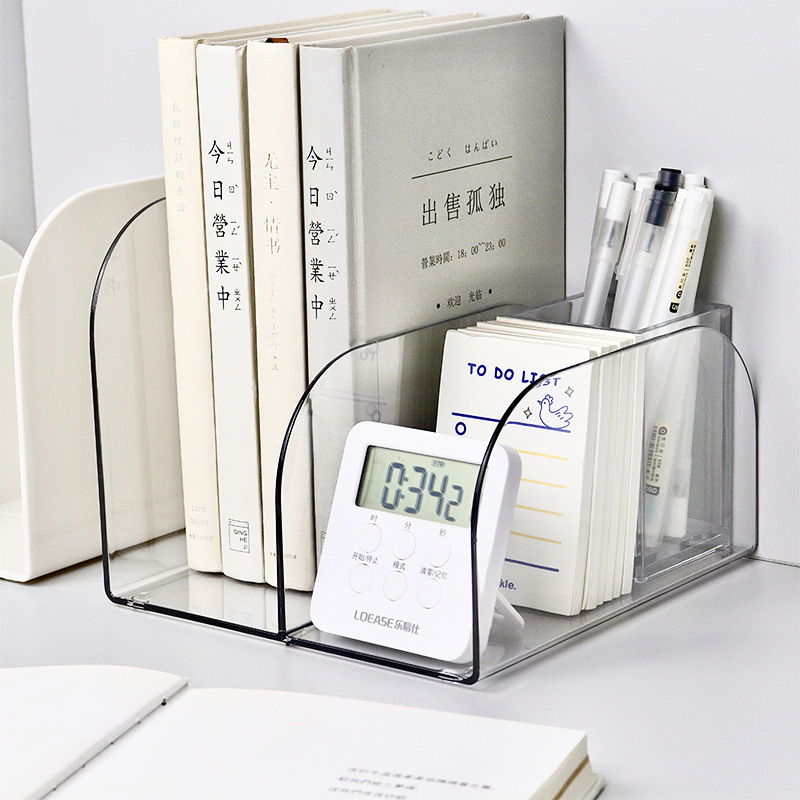 Laual raamatutoestja – plastikust kontorikorraldaja, Shallow Yimi, mudel Book Stand, neto kaal 380 g, pakk 24 tk.